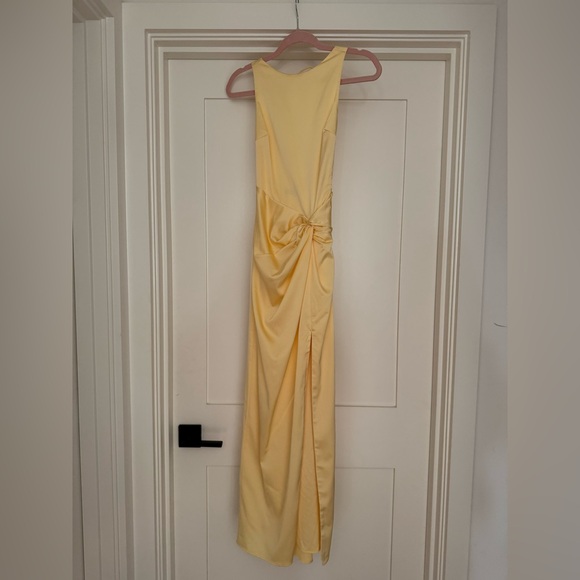 abercrombie yellow high neck maxi dress - Picture 3 of 7